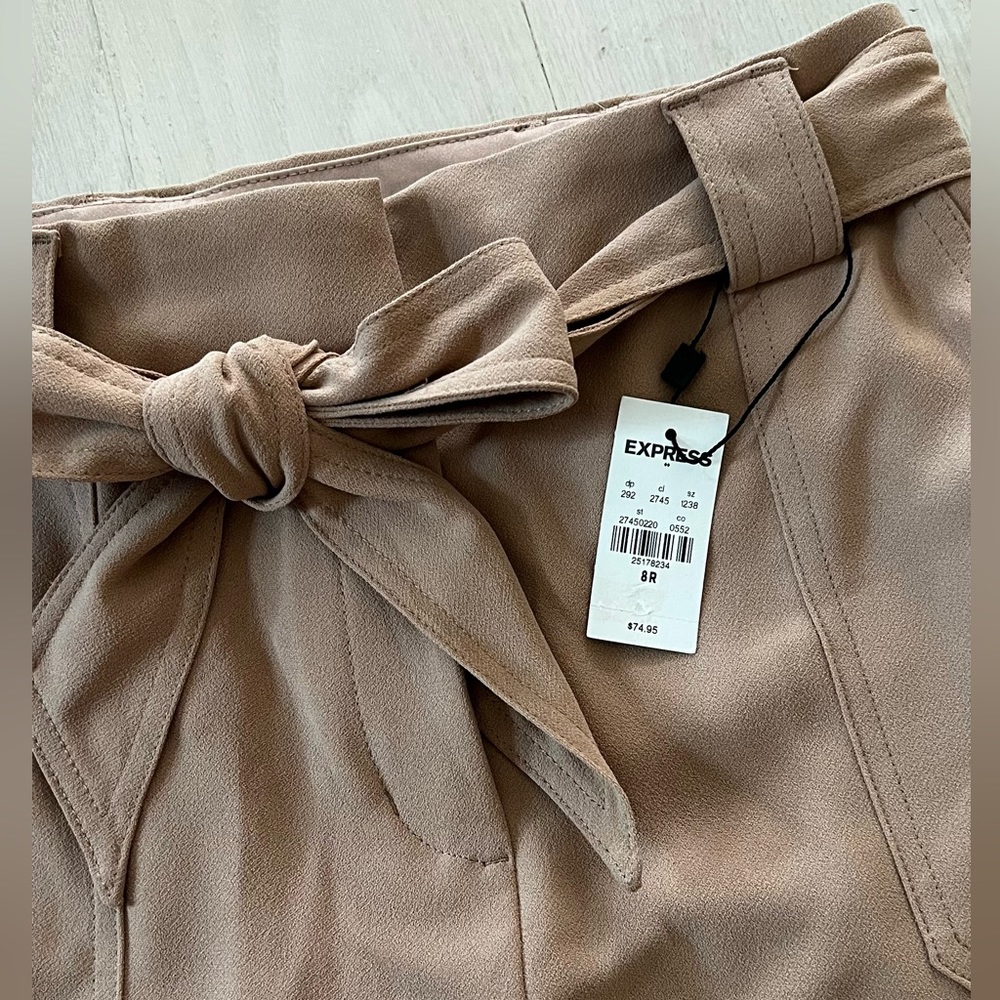 Tan cargo trousers
